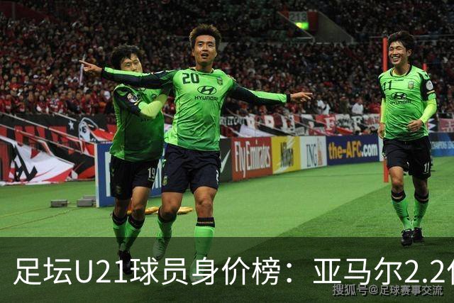 足坛U21球员身价榜：亚马尔2.2亿欧居首，迪奥曼德、杜埃前三